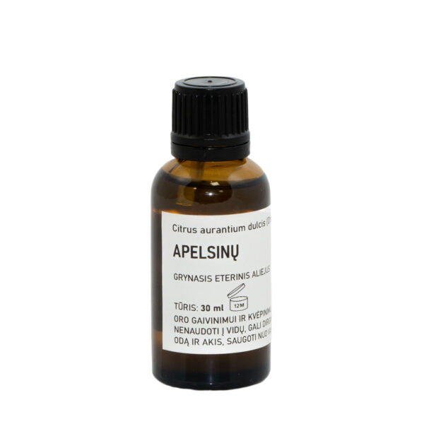 Apelsinų grynasis eterinis aliejus 10 arba 30 ml
