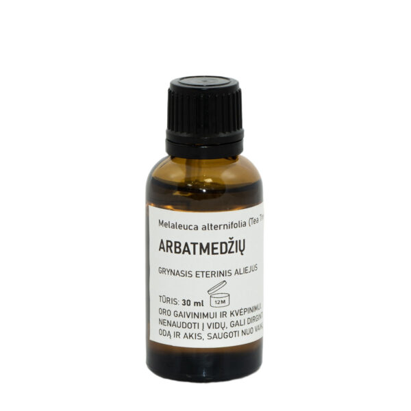 Arbatmedžių grynasis eterinis aliejus 10 ml arba 30 ml