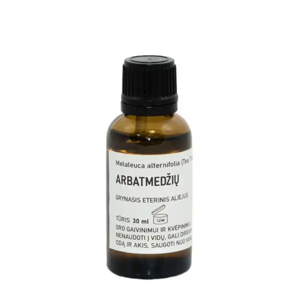 Arbatmedžių grynasis eterinis aliejus 10 ml arba 30 ml