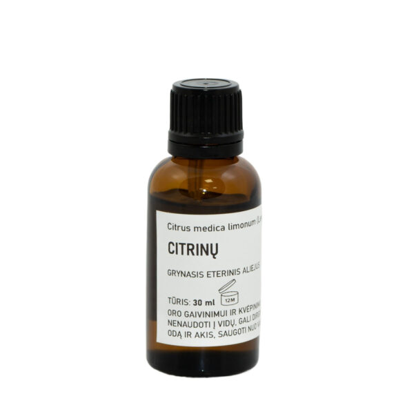 Citrinų grynasis eterinis aliejus 10 ml arba 30 ml