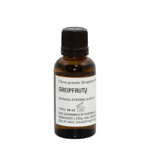 Greipfrutų grynasis eterinis aliejus 10 ml arba 30 ml