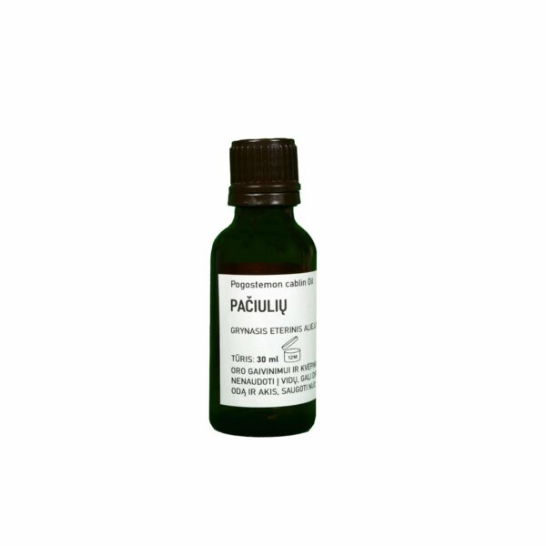 Sertifikuotas grynasis pačiulių eterinis aliejus 30 ml