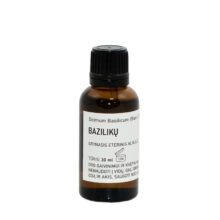 Bazilikų grynasis eterinis aliejus 10 ml arba 30 ml