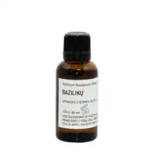 Bazilikų grynasis eterinis aliejus 10 ml arba 30 ml