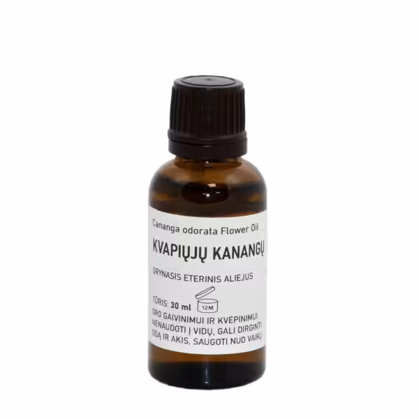 Kvapiųjų kanangų Ylang Ylang eterinis aliejus 10 ml arba 30 ml