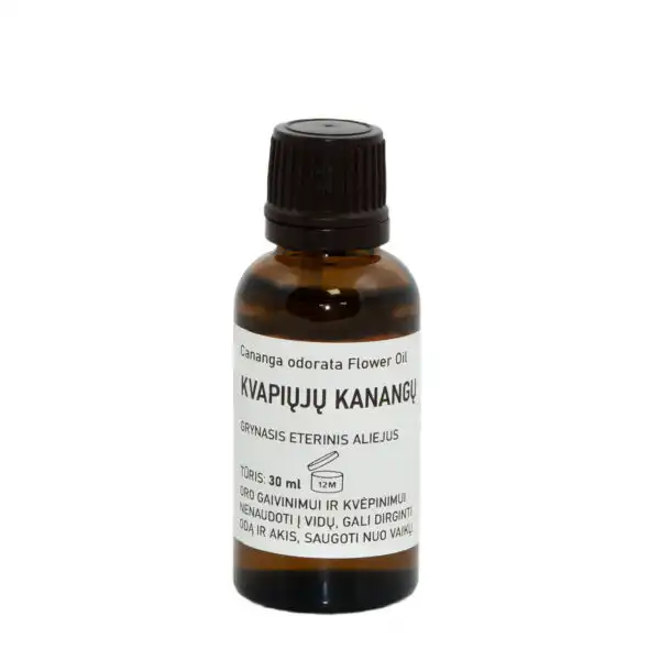 Kvapiųjų kanangų Ylang Ylang eterinis aliejus 10 ml arba 30 ml