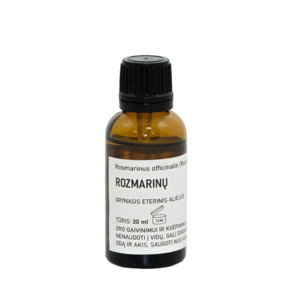 Rozmarinų eterinis aliejus 10 ml arba 30 ml