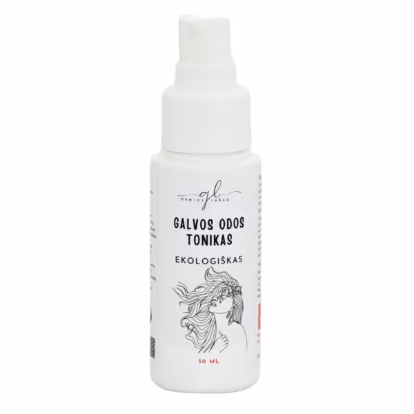 Ekologiškas galvos odos tonikas 50 ml