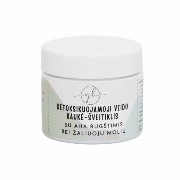 Detoksikuojanti veido kaukė – šveitiklis 2 in 1 riebiai veido odai
