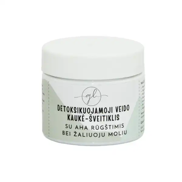 Detoksikuojanti veido kaukė – šveitiklis 2 in 1 riebiai veido odai