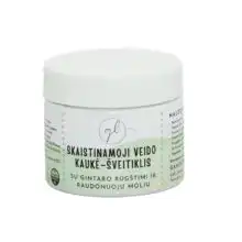 Skaistinamoji veido kaukė - šveitiklis su šilko peptidais ir raudonuoju moliu 2 in 1