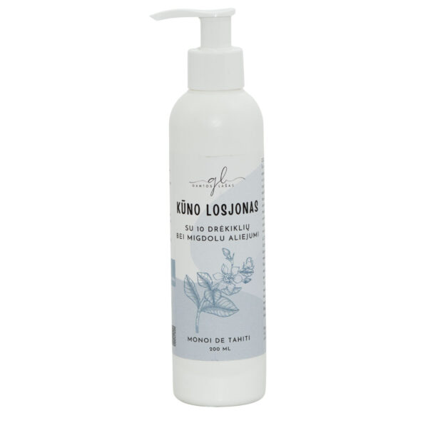 Intensyviai drėkinantis kūno losjonas „Monoi de Tahiti“ su 10 drėkiklių kompleksu (200 ml)