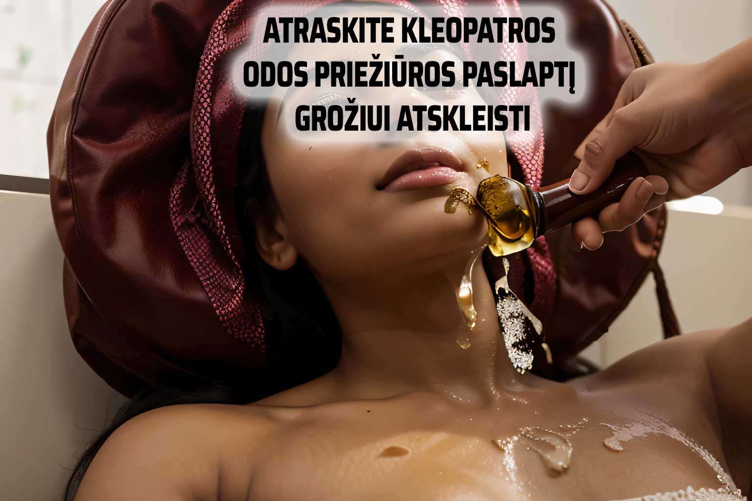 Kleopatros laiku eliksyras odai – grynas ricinos aliejus