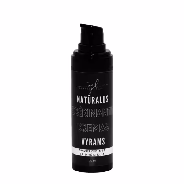 Natūralus veido kremas vyrams