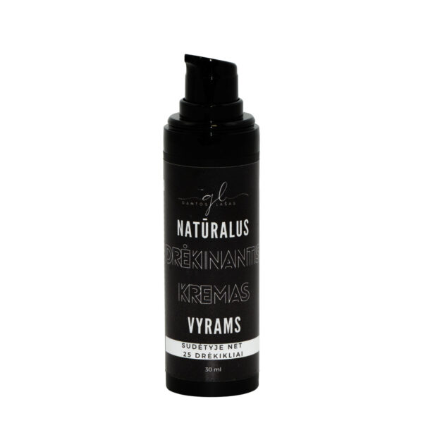 Natūralus veido kremas vyrams