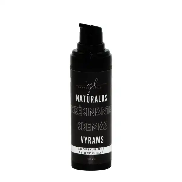 Natūralus veido kremas vyrams