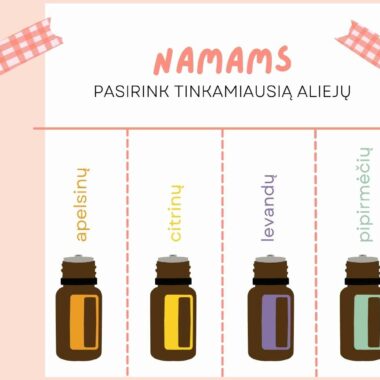 Ką galima lengvai pasigaminti namuose su augaliniais ir eteriniais aliejais?