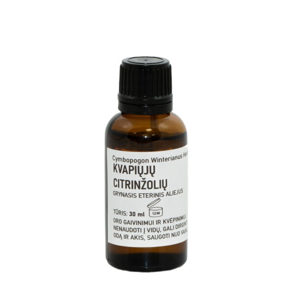 Kvapiųjų citrinžolių (citronella) eterinis aliejus